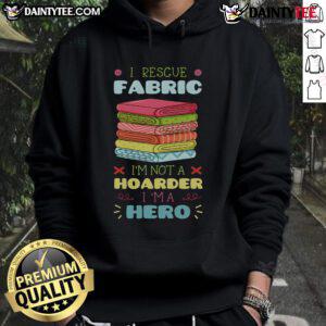 Awesome I Rescue Hoodie for fabric sewing enthusiasts, tailors, and quilters, perfect for passionate stitchers.