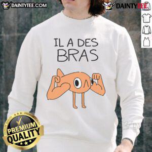 Funny fish Le Poisson Steve sweatshirt featuring a playful cartoon fish design, perfect for casual wear and humor lovers.