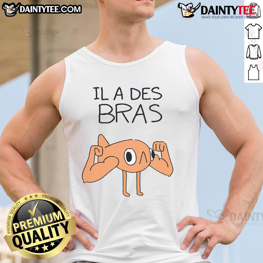 Funny fish tank top featuring Le Poisson Steve design, perfect for ocean lovers and quirky fashion enthusiasts.