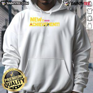 Funny New Achievement Unlocked Survival Mode Hoodie featuring playful graphics and a cozy design for gamers.