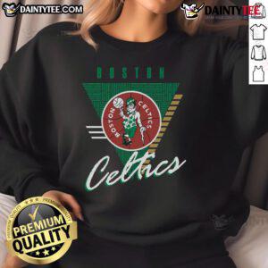 Good Boston Celtics Final Seconds Sweatshirt featuring team logo and vibrant graphics for fans and sports enthusiasts.