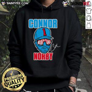 Good Connor Norby Bleeping Hoodie in vibrant colors, showcasing a stylish design for casual wear and street fashion enthusiasts.