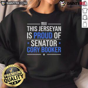 Good Cory Booker filibuster sweatshirt showcasing New Jersey pride, perfect for fans of Cory Booker and Jerseyan spirit.