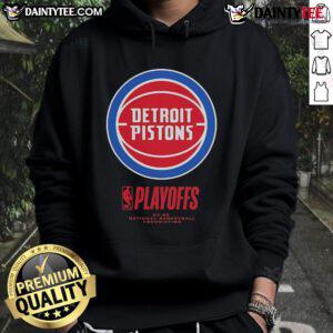 Good Detroit Pistons 2025 NBA Playoffs alley-oop hoodie showcasing team pride and stylish design for fans.