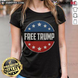 Hot Free Trump Supporters Pro Trump Take Our Nation Back Republican Ladies Tee design featuring patriotic colors.