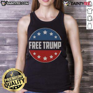 Hot free Trump supporters wearing pro-Trump tank tops at a rally, showcasing patriotism and Republican pride.