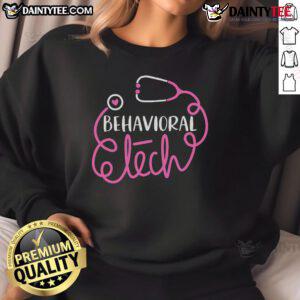 Nice Behavioral Tech Mental Health Tech sweatshirt featuring a modern design for mental health awareness.