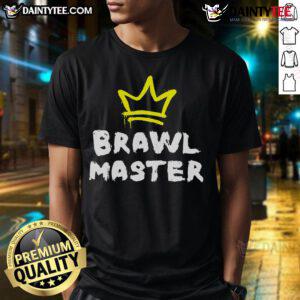 Nice Brawl Master Gamer wearing a Brawl T-Shirt, showcasing a vibrant design for gaming enthusiasts and brawlers.
