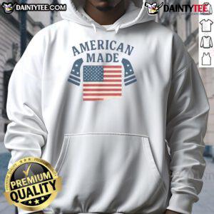 Awesome American Made America Flag Hoodie featuring a bold design and comfortable fit for patriotic style.