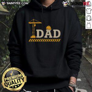 Awesome Construction Dad Father's Day Hoodie featuring a stylish design perfect for celebrating dads in the construction industry.