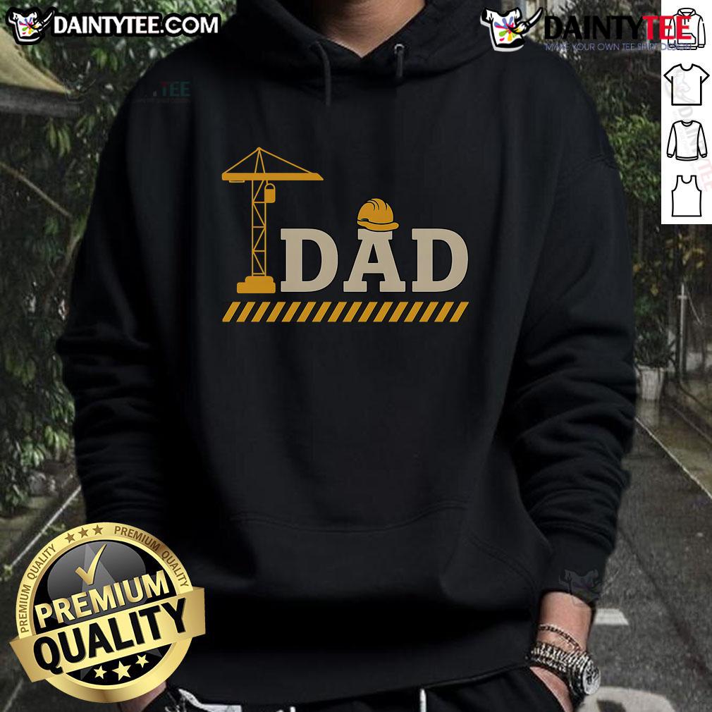 Awesome Construction Dad Father's Day Hoodie featuring a stylish design perfect for celebrating dads in the construction industry.