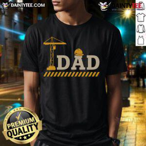 Alt Text: Awesome Construction Dad Father's Day T-Shirt featuring tools and a heart, perfect gift for dads who love building.