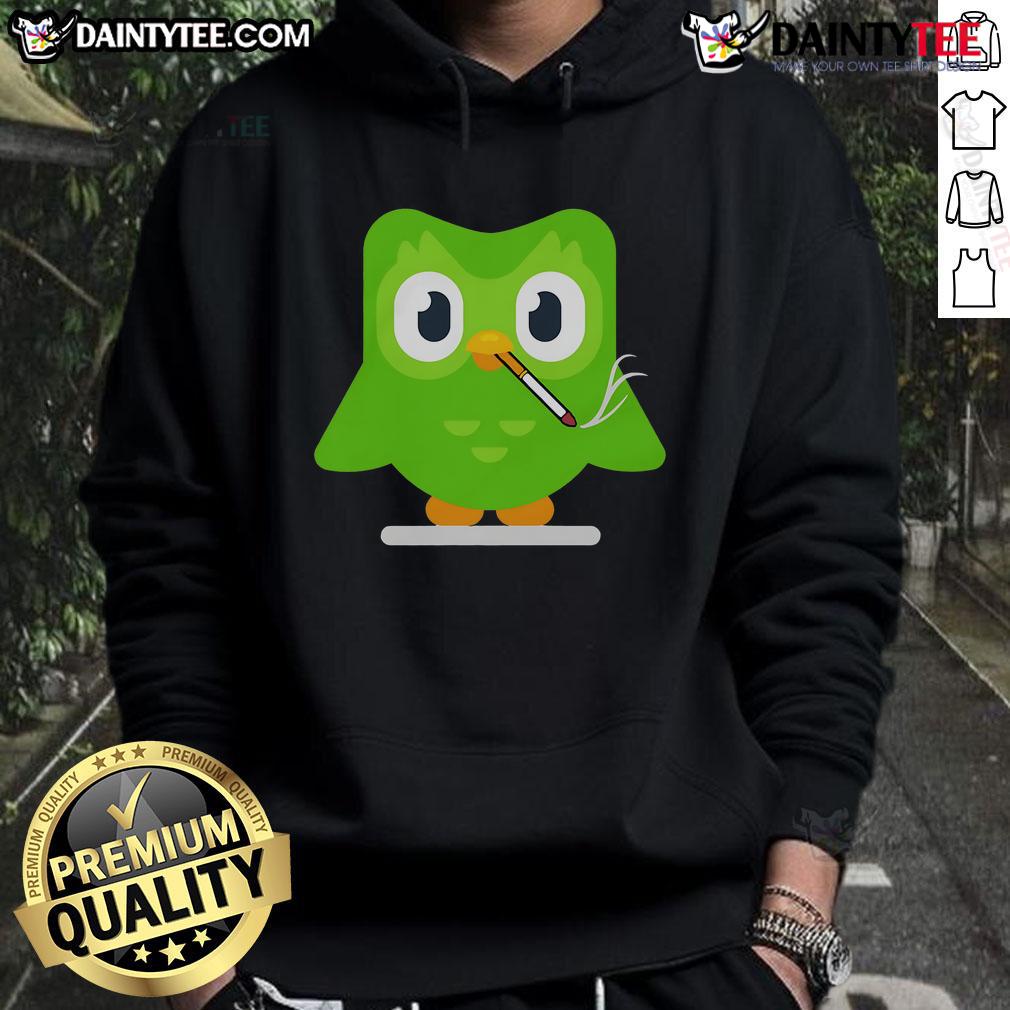 Alt Text: Funny duo wearing language-themed cig hoodie, showcasing humor and style in casual streetwear fashion.