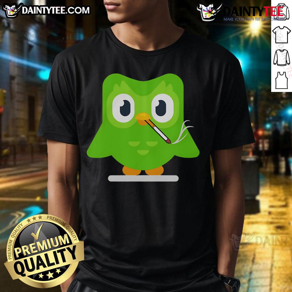 Funny Duo Language Cig T-Shirt featuring humorous graphic design, perfect for language lovers and casual wear.