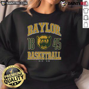Good Baylor Bears basketball sweatshirt featuring the team logo, perfect for fans and game day wear.