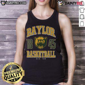 Good Baylor Bears basketball tank top featuring team colors and logo, perfect for fans and warm-weather workouts.