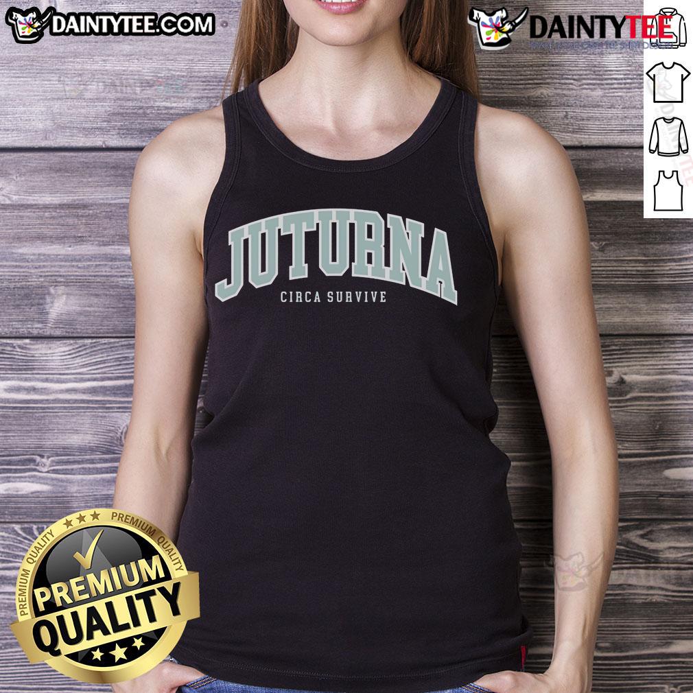 Good Circa Survive Juturna Varsity Tank Top featuring a stylish design and comfortable fit for fans of the band.