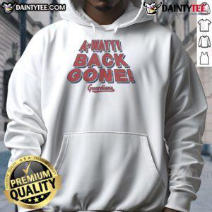 Good Cleveland Guardians A Wayyy Back Gone hoodie featuring team colors and logo, perfect for fans.