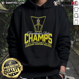 Good Fenerbahce 24-25 Basketball Championship Hoodie featuring team colors and logo, perfect for fans and athletes.