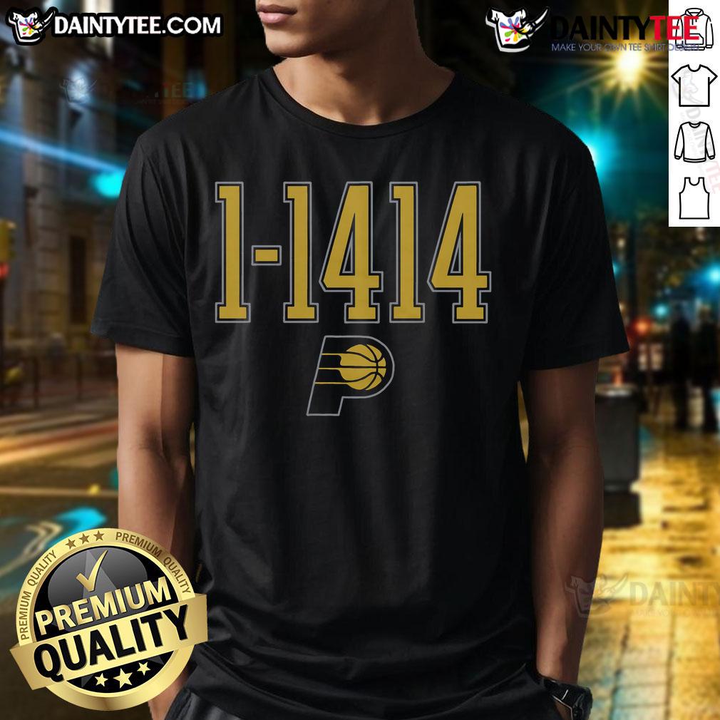 Good Indiana Pacers 1-1414 T-Shirt featuring vibrant team colors and logo, perfect for fans and casual wear.