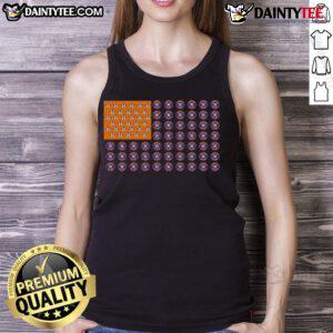 Stylish Houston Astros tank top featuring the American flag design, perfect for fans showcasing team spirit.