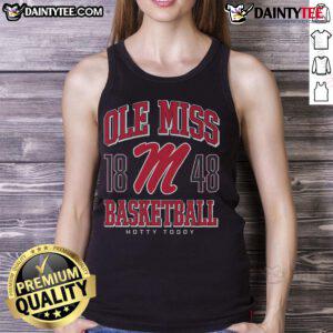 Good Ole Miss Rebels basketball tank top featuring team colors and logo, perfect for game day and casual wear.