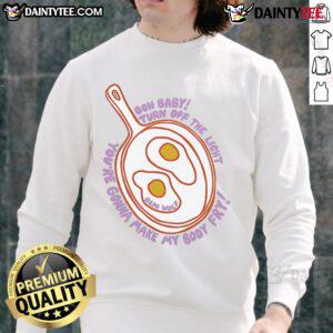 Good Remi Wolf Ooh Baby Turn Off The Light sweatshirt featuring vibrant design, perfect for fans of Remi Wolf's music.