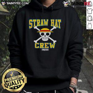 Good Straw Hat Crew Athletic Type Jolly Rogers Hoodie displayed on a mannequin, featuring vibrant colors and unique design.