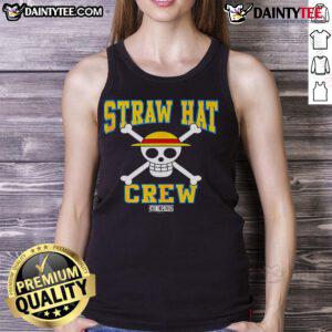 Good Straw Hat Crew Athletic Type Jolly Rogers Tank Top featuring vibrant design and comfortable fit for fans and fashion.
