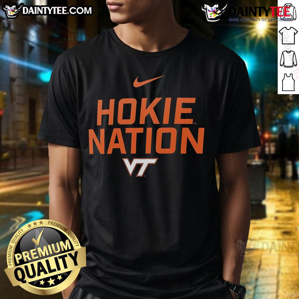 Good Virginia Tech Hokies Nation T-Shirt featuring bold logo and vibrant colors, perfect for fans and game day wear.