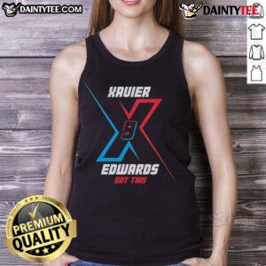 Good X Got This Xavier Edwards tank top featuring a stylish design and vibrant colors, perfect for fans and casual wear.