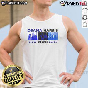 Alt Text: Hot Obama Harris 2028 tank top featuring vibrant graphics, ideal for rallies and summer events supporting the campaign.
