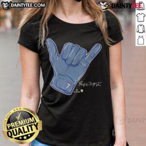 Nice Bobby Witt Jr. Hang Loose Ladies Tee featuring a stylish design perfect for baseball fans and casual wear.