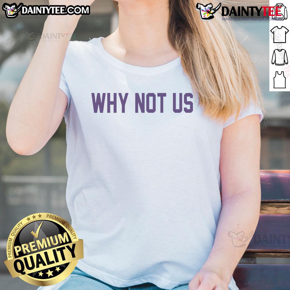 Clemson Tigers softball 'Why Not Us' ladies tee shirt in vibrant colors, perfect for fans and supporters of the team.