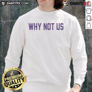 Nice Clemson Tigers Softball 'Why Not Us' sweatshirt in orange, perfect for fans supporting their team.