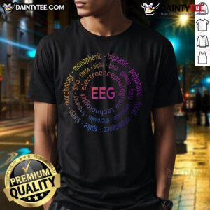 Colorful Eeg Pediatric Appreciation T-Shirt featuring vibrant designs celebrating pediatric care and support for children.