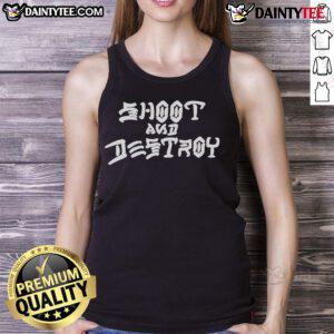 Nice Dirtykid Shoot And Destroy Tank Top featuring bold graphics and a stylish design for casual wear.