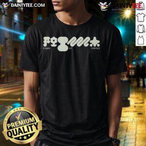 Alt Text: Nice Figma Merch Chunky Glyph T-Shirt featuring bold graphic design and vibrant colors, perfect for Figma fans.