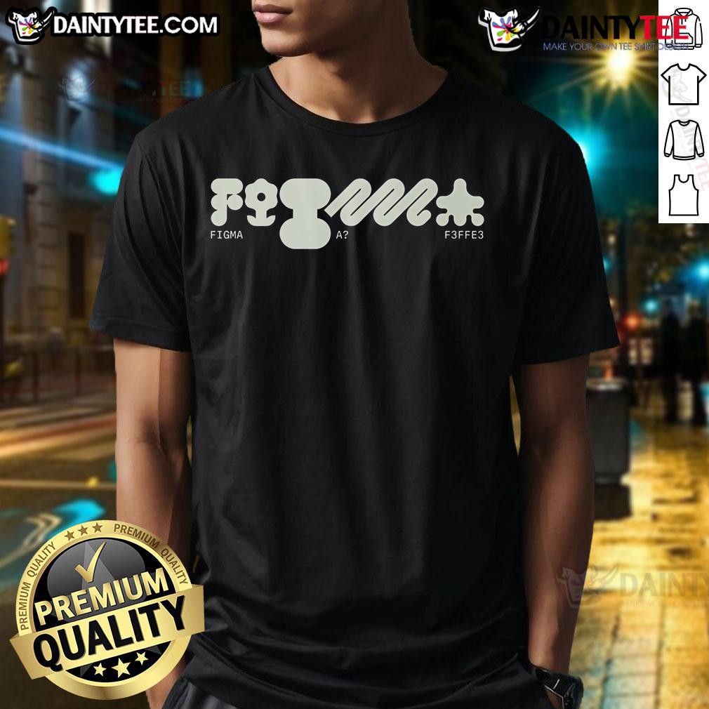 Alt Text: Nice Figma Merch Chunky Glyph T-Shirt featuring bold graphic design and vibrant colors, perfect for Figma fans.