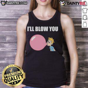 Colorful Nice Ill Blow You Balloon Tank Top featuring vibrant balloon graphics, perfect for casual summer wear.