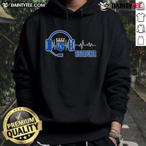 Stylish Nice Kansas City Royals Dispatcher Hoodie showcasing team colors and logo, perfect for fans and casual wear.