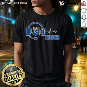 Nice Kansas City Royals Dispatcher T-Shirt featuring a stylish design perfect for fans of the MLB team.
