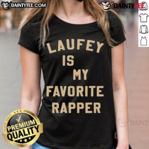 Nice Laufey Is My Favorite Rapper Ladies Tee featuring vibrant design and comfortable fit for music lovers.
