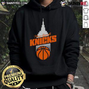Nice New York Knicks Eastern Conference Final logo hoodie featuring vibrant team colors and stylish design.