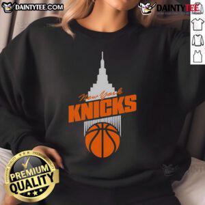 Alt Text: Nice New York Knicks Eastern Conference Final logo sweatshirt featuring vibrant team colors and stylish design.