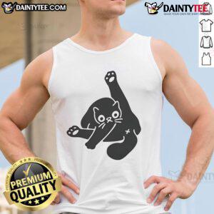 Funny Nice Ok Super Day Cat Butt Tank Top featuring a playful cat design, perfect for cat lovers and casual wear.