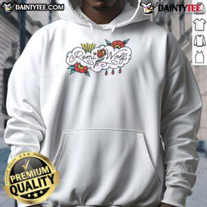 Remi Wolf wearing a floral hoodie, showcasing the Nice-Remi-Wolf-Flower-Hoodie design in a vibrant outdoor setting.