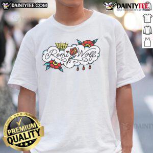 Remi Wolf Flower T-Shirt featuring a vibrant floral design, perfect for casual wear and music fans.