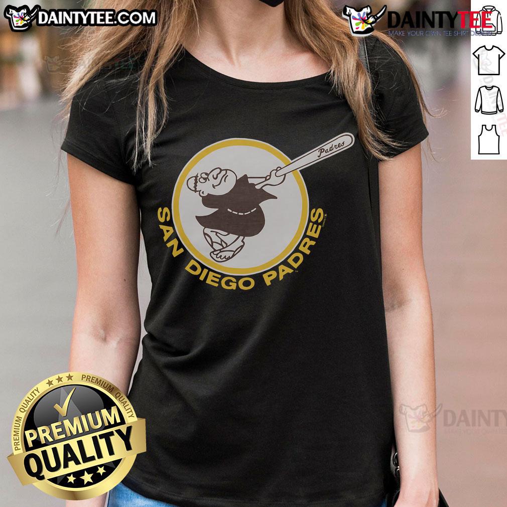 Nice San Diego Padres 69 Ladies Tee featuring a stylish design, perfect for Padres fans and casual wear.
