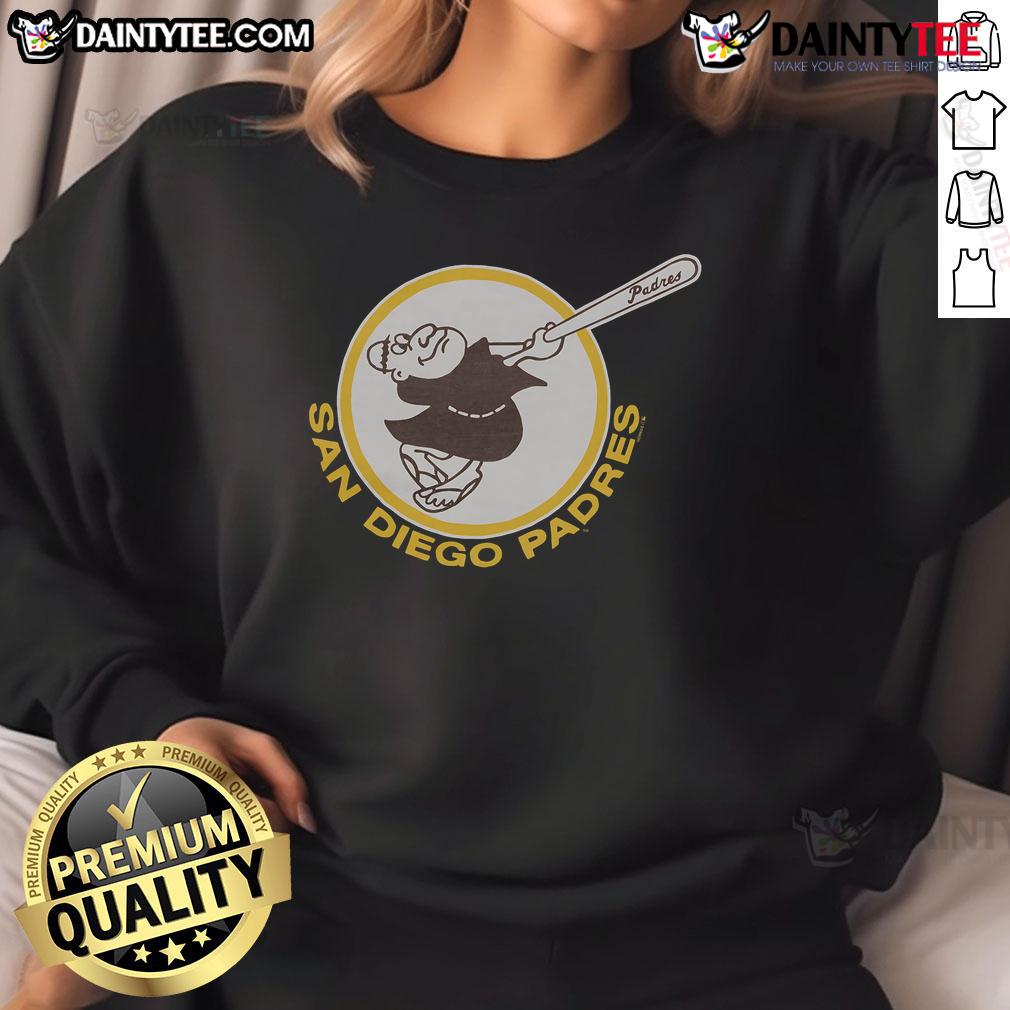 Alt Text: Cozy Nice San Diego Padres 69 sweatshirt featuring team colors and logo, perfect for game day or casual wear.